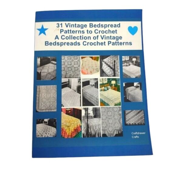 31 Vintage Bedspread Patterns to Crochet - A Collection of Vintage Bedspreads... - Picture 1 of 16